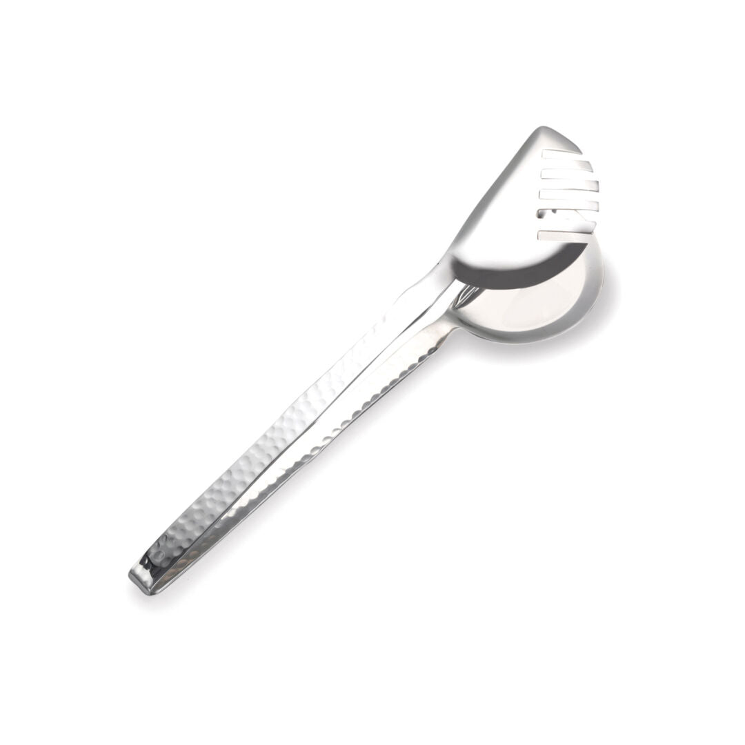 Hammered Stainless Steel Salad Tong 25.4cm (10") - Pack 6