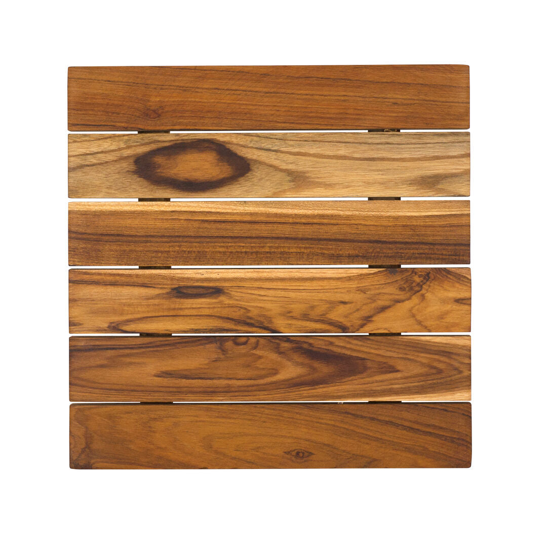 Fusion Teak Square Tile 27.9cm (11") - Pack 1
