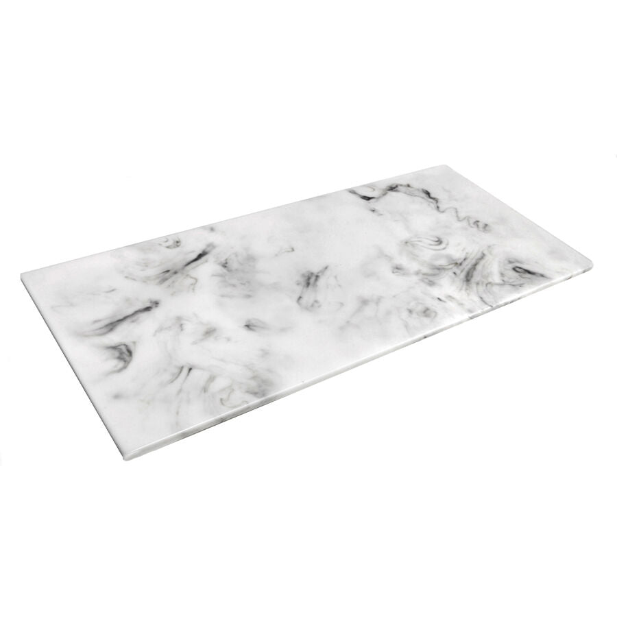 Fusion Carrera Marble Resin Rectangle Tile 60.9 x 27.9cm (24 x 11") - Pack 1