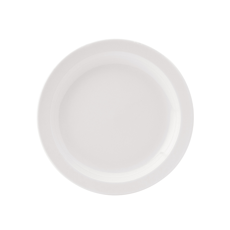 Pure White Narrow Rim Plate 6.5" (16.7cm)