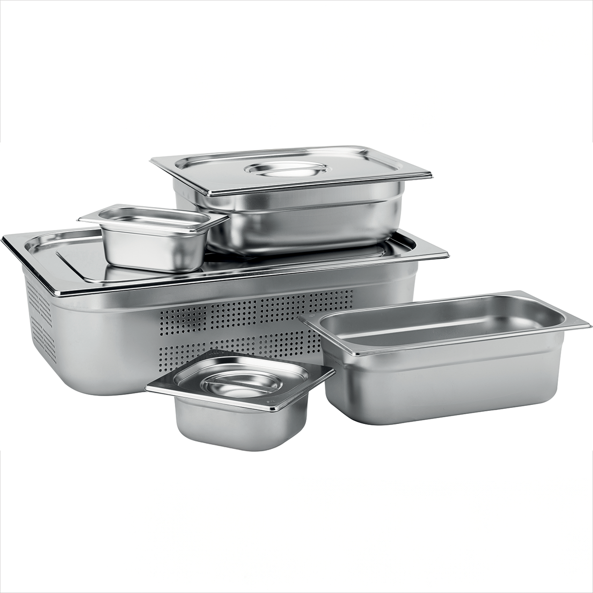 Stainless Steel GN 1/1 Pan 2cm Deep