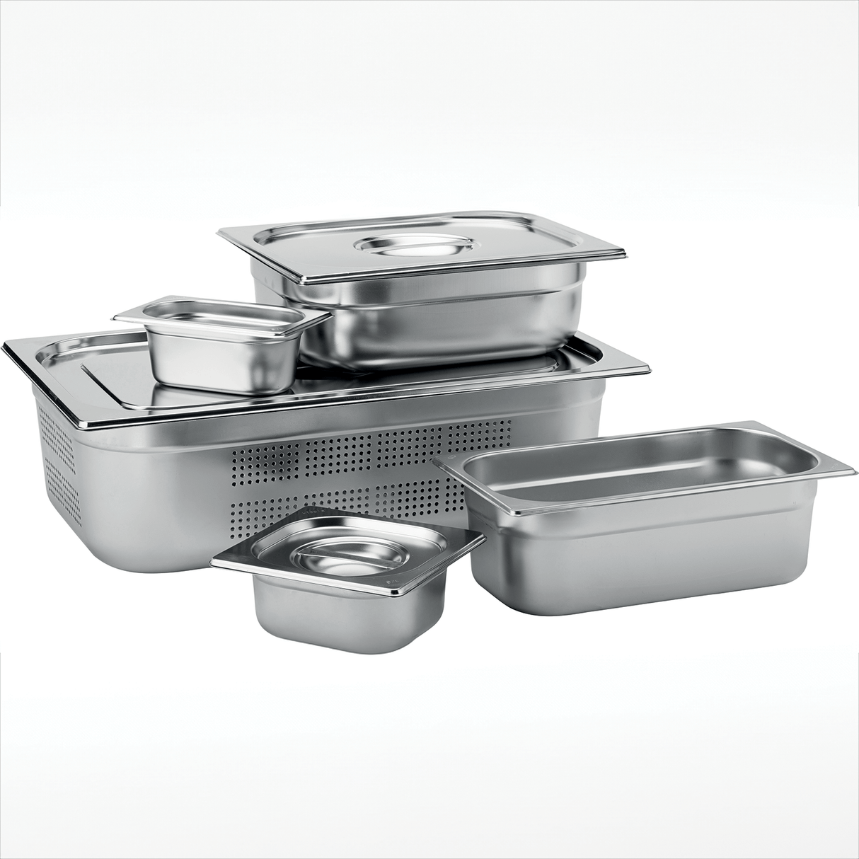 Stainless Steel GN 1/1 Pan 4cm Deep