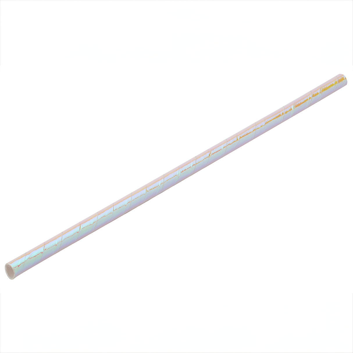 Paper Pearlescent Straw 8" (20cm) Box of 250