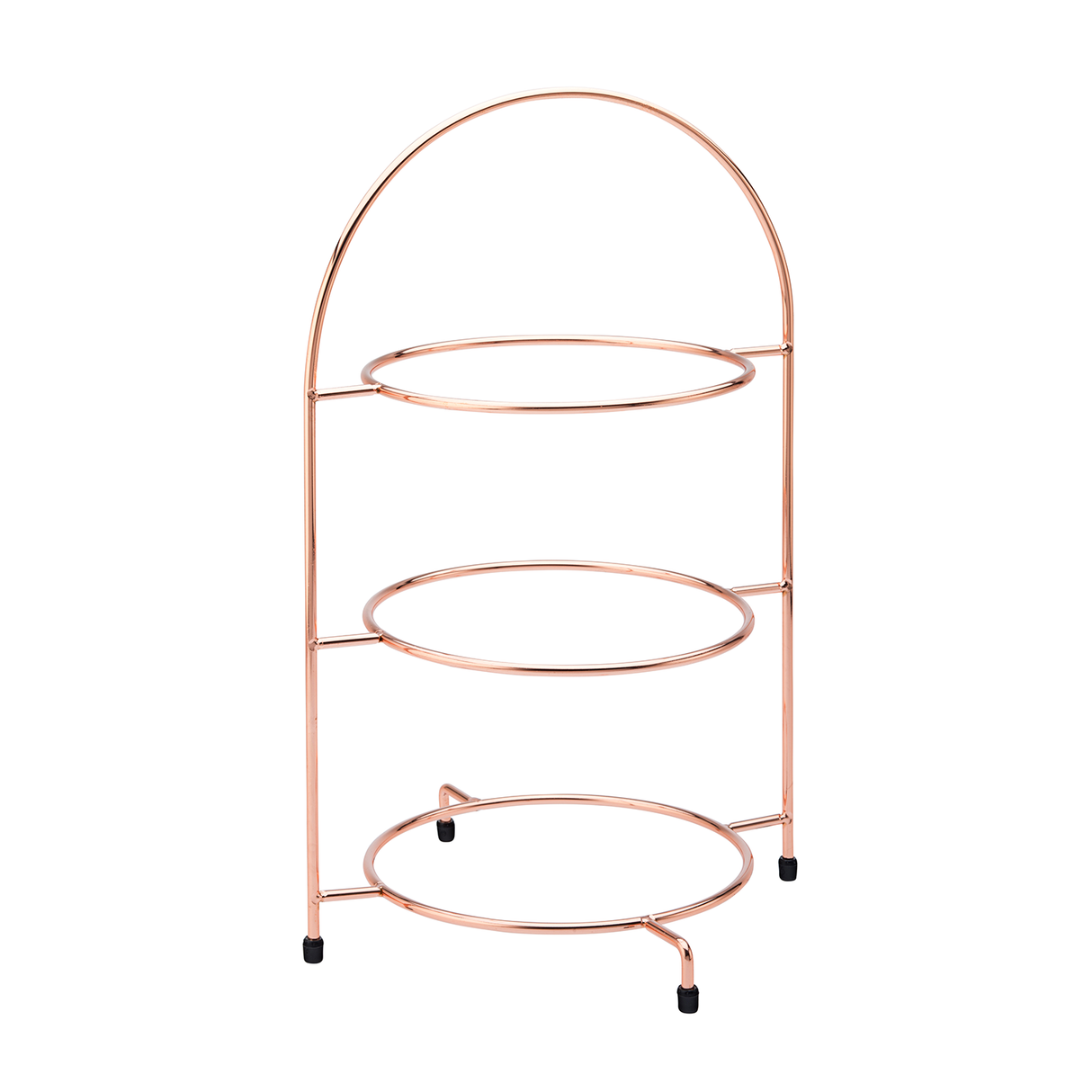 Copper 3 Tier Plate Stand 17" (43cm)