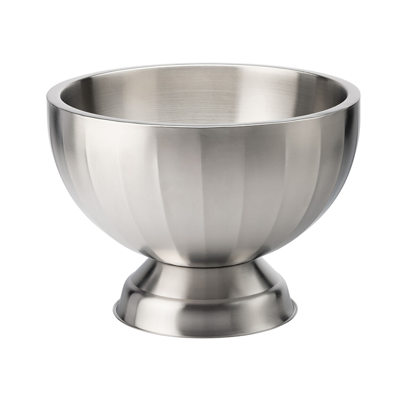 Satin Double Wall Wine Cooler/Punch Bowl 37 x 26cm