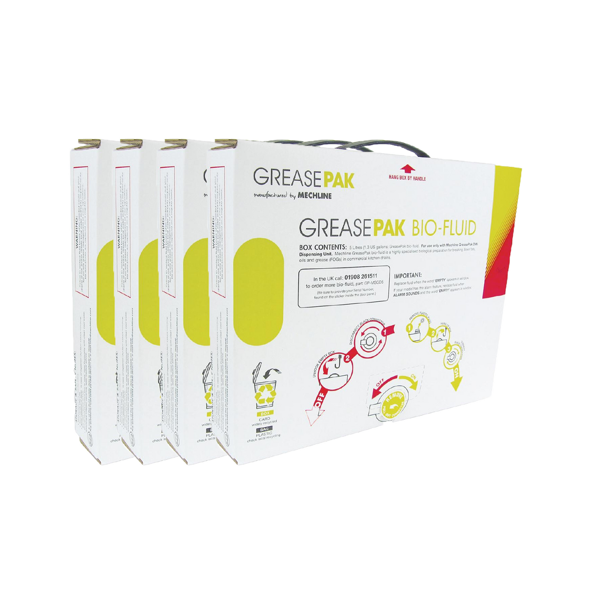 GreasePak MSGD5 Dosing Fluid x 12 - 1 Years Supply