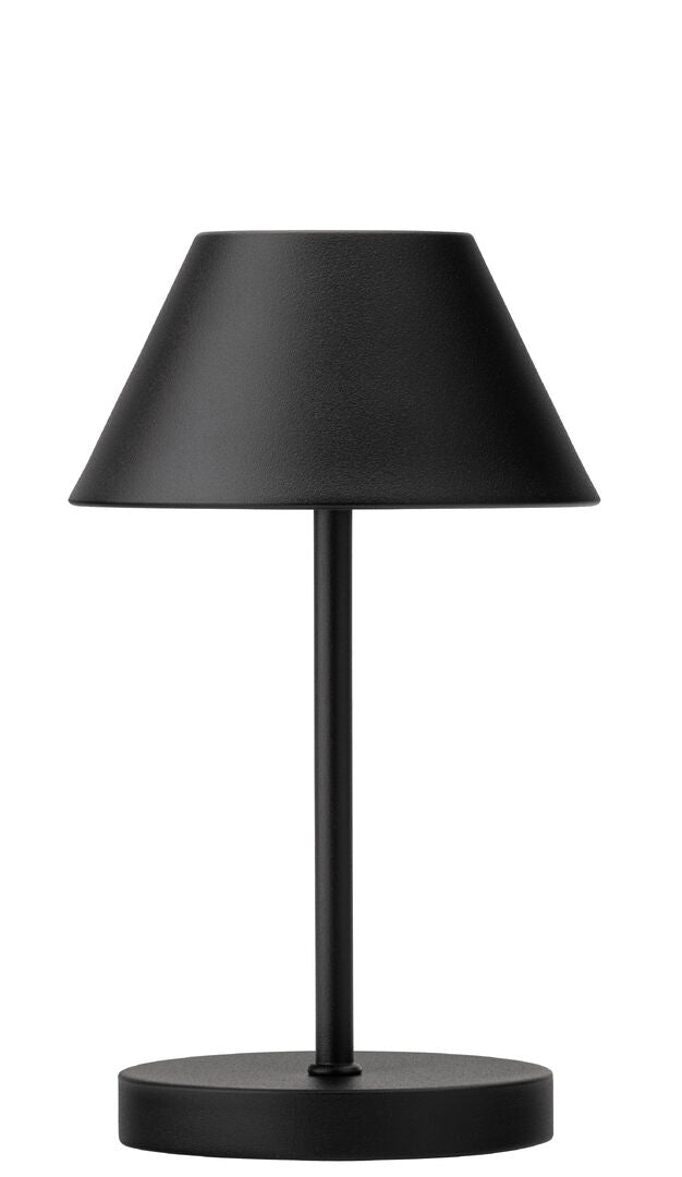 Bonaire LED Cordless Lamp 19cm - Black - RE - Pack 6
