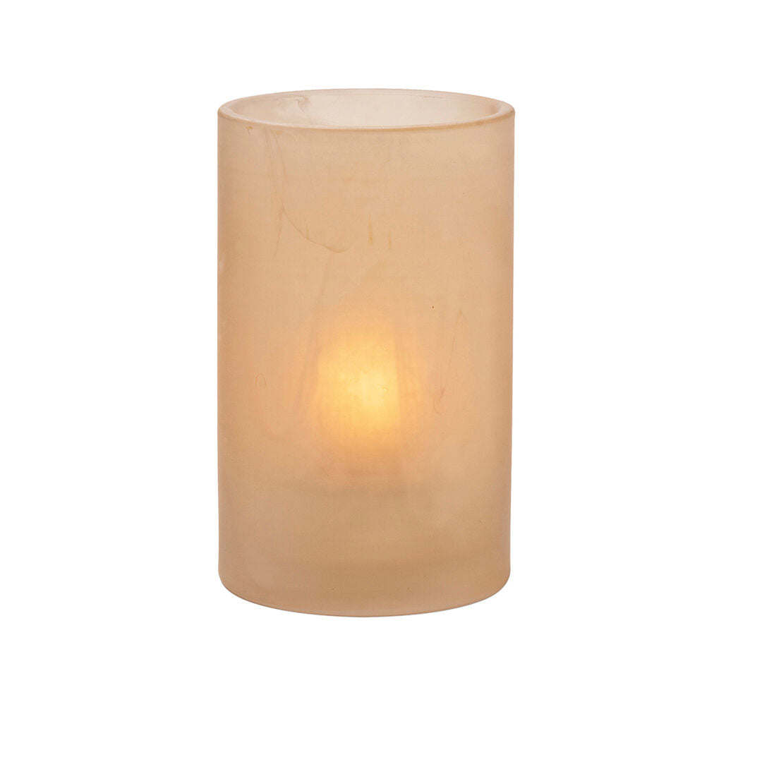 Wysp Amber Satin Glass Cylinder 7.3 x 11.4cm (2 7/8 x 4 1/2") - Pack 6