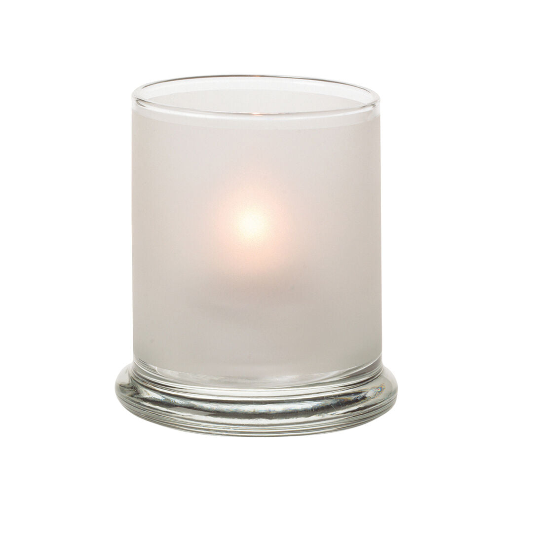 Columns Satin Crystal Votive 7.6 x 9.2cm (3 x 3 5/8") - Pack 12