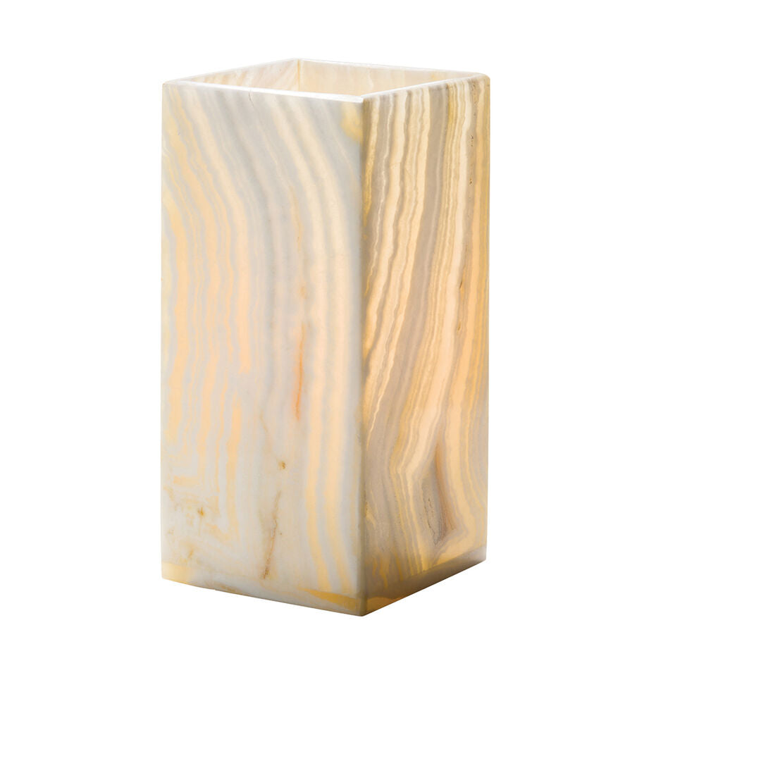Luxor Large Solid Alabaster Lamp 8 x 16.8cm (3 1/8 x 6 5/8") - Pack 12