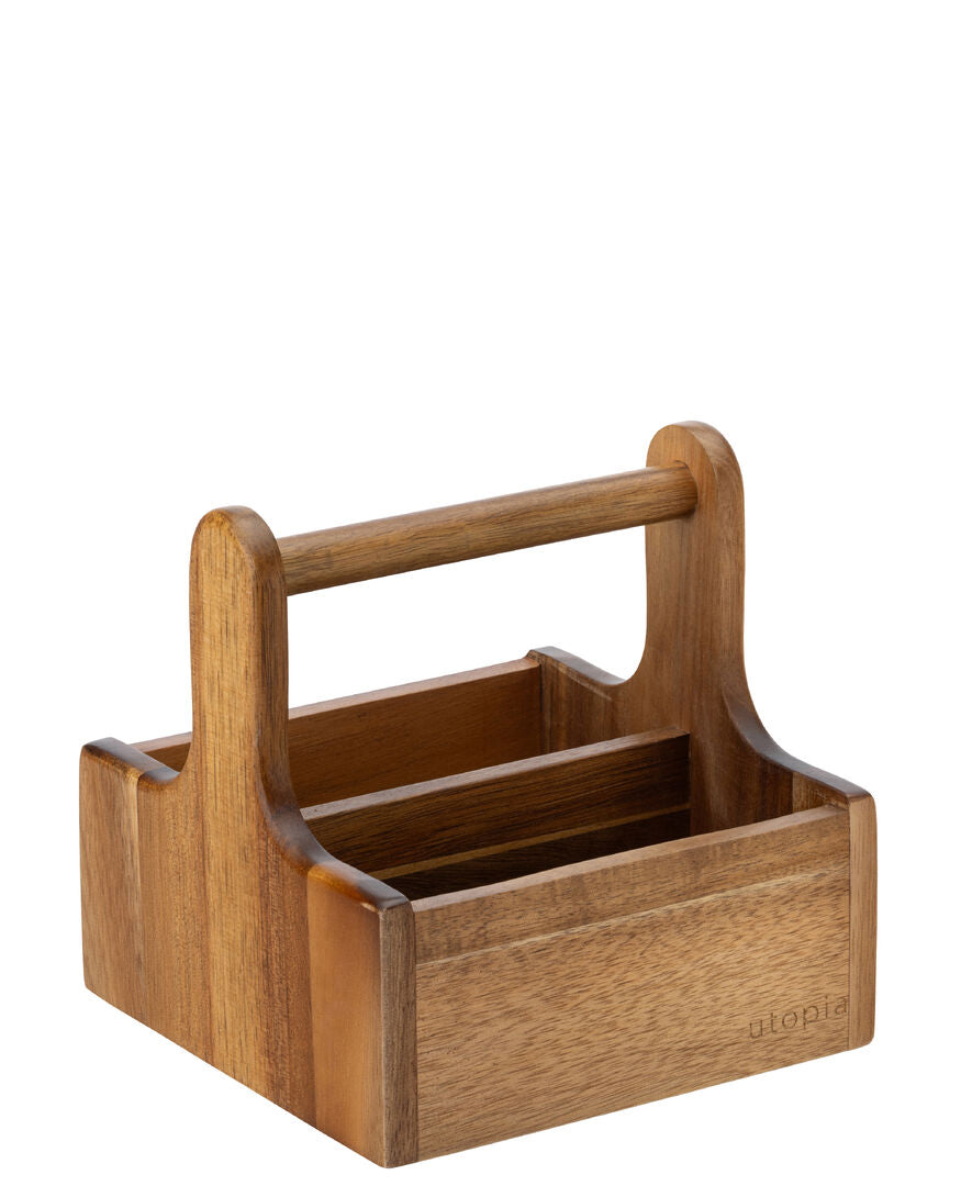 Small Wooden Table Caddy - Pack 2