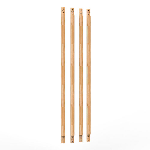 Canvas Natural Bamboo Frame Up Rights Set of 4 - Pack 1