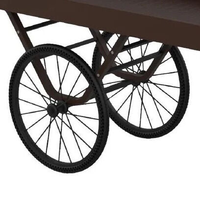 Cantine Black Cart Wheels - Pack 1