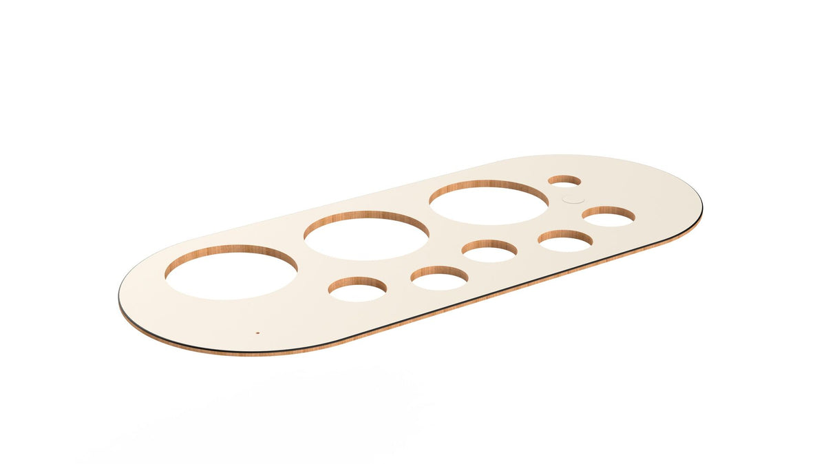 Mogogo Oval Vanilla BHP Gelato Table Top - Pack 1