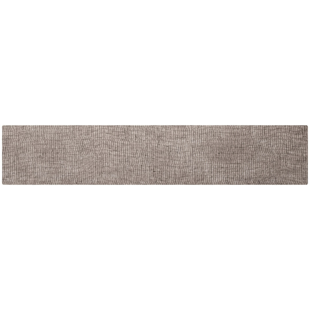 Modern Twist Linen Chocolate Silicone Table Runner 35.6 x 182.9cm (14 x 72") - Pack 3