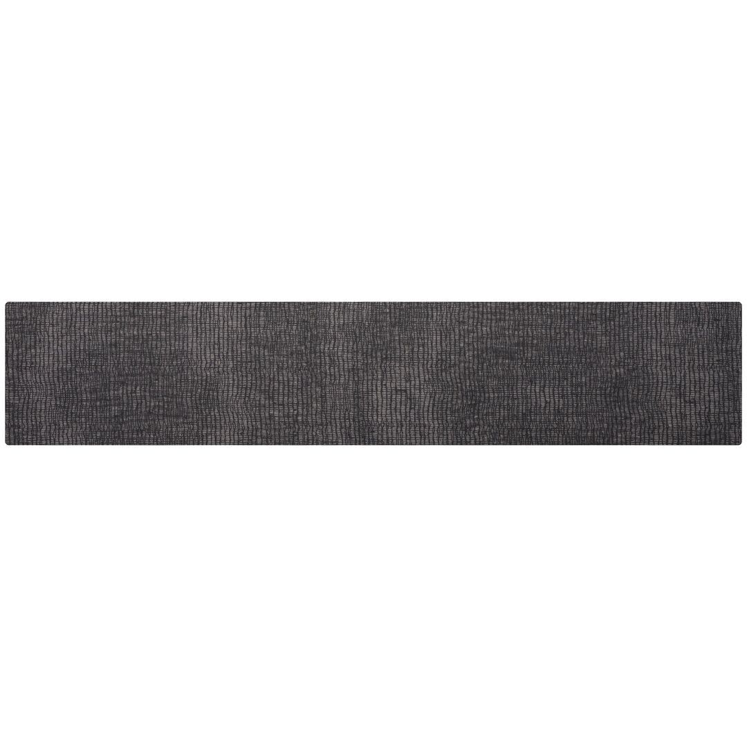 Modern Twist Linen Black Silicone Table Runner 35.6 x 182.9cm (14 x 72") - Pack 3