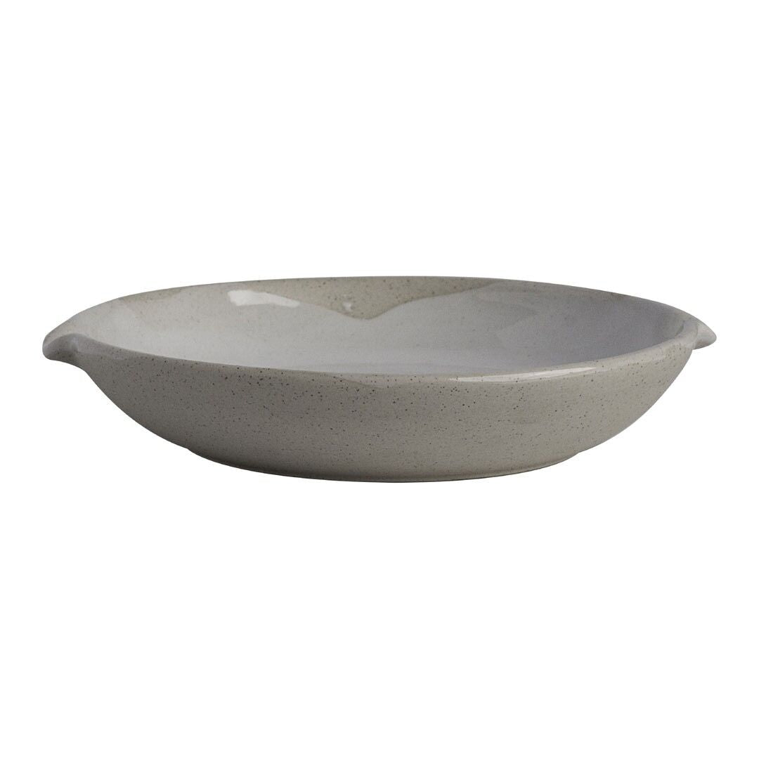 Gembrook White Dish With Double Spout 18 x 16 x 3cm 27cl (7 x 6 3/8 x 1 1/4" 9 1/2oz) - Pack 24