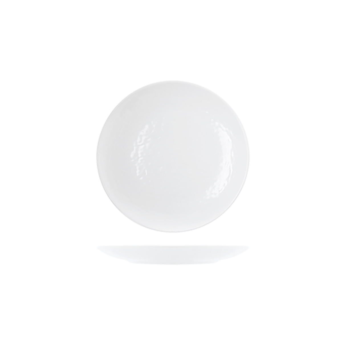 White Osaka Melamine Side Plate 23cm