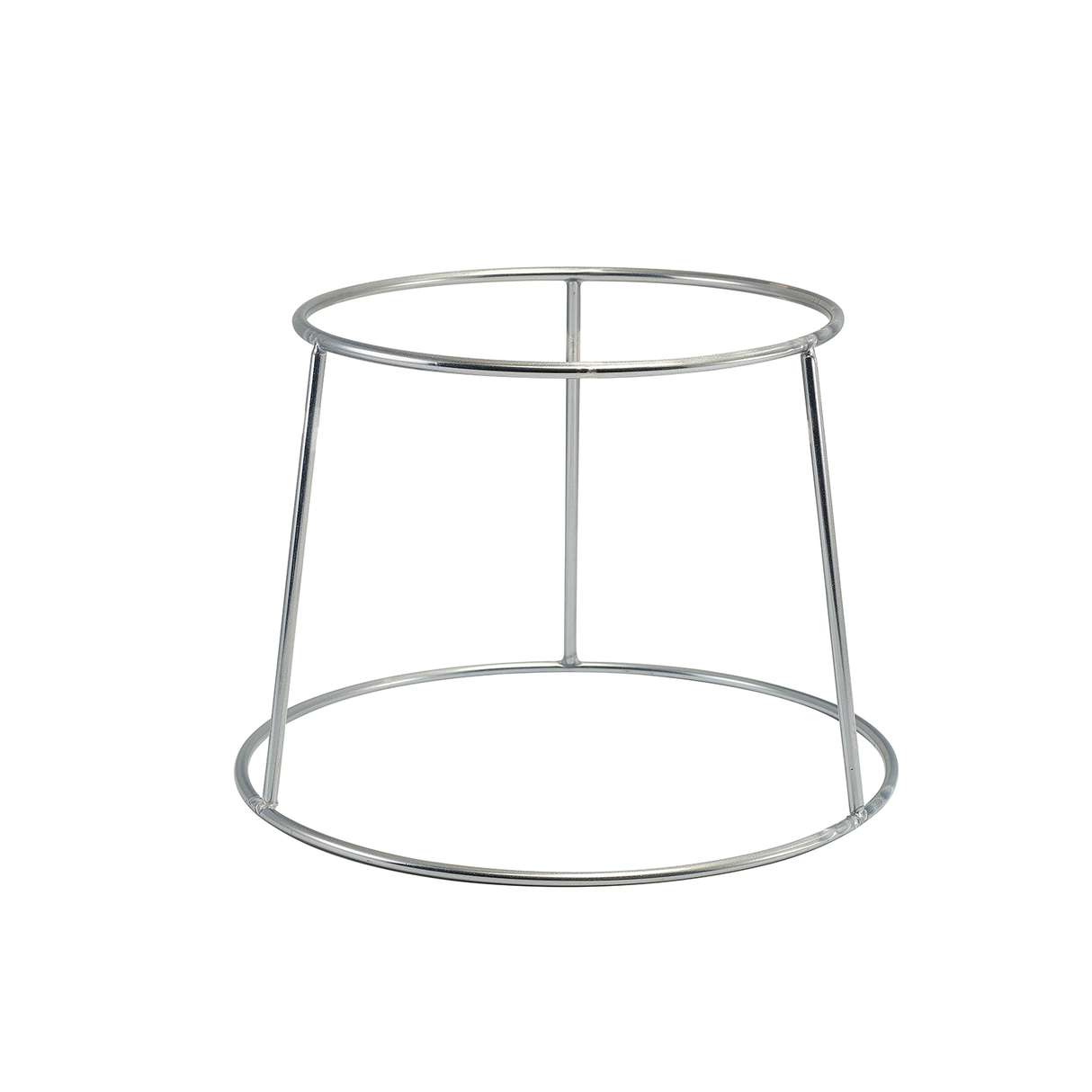 GenWare Silver Anti-Slip Round Buffet Riser 18cm