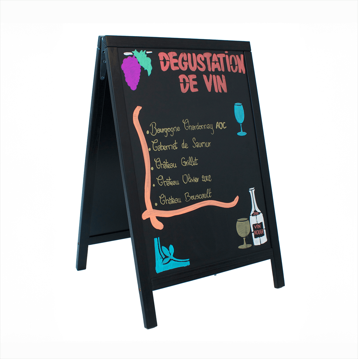 Duplo A-Board 55X85cm Black