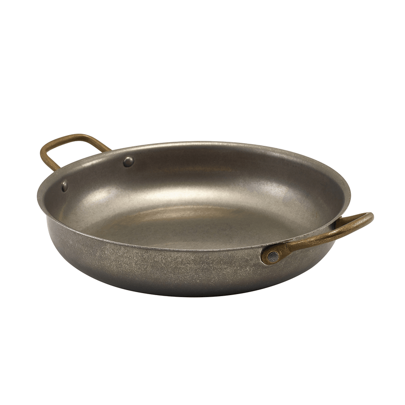 GenWare Vintage Steel Round Dish 24.5 x 5cm - Pack 3