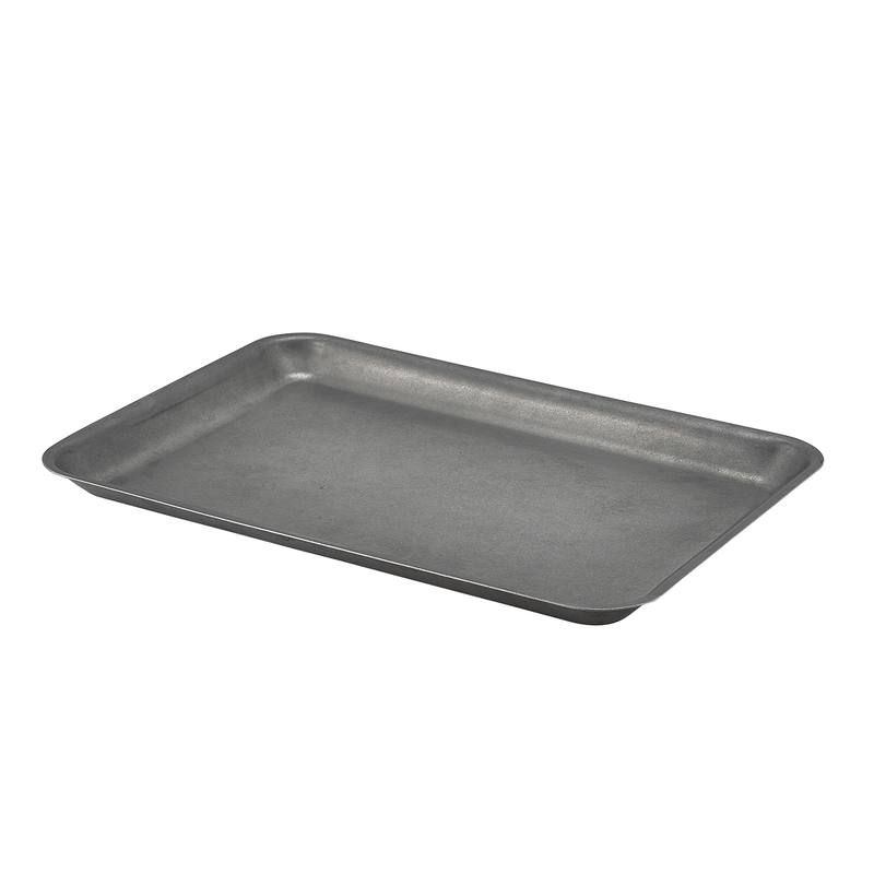 GenWare Vintage Steel Tray 31.5 x 21.5cm - Pack 1