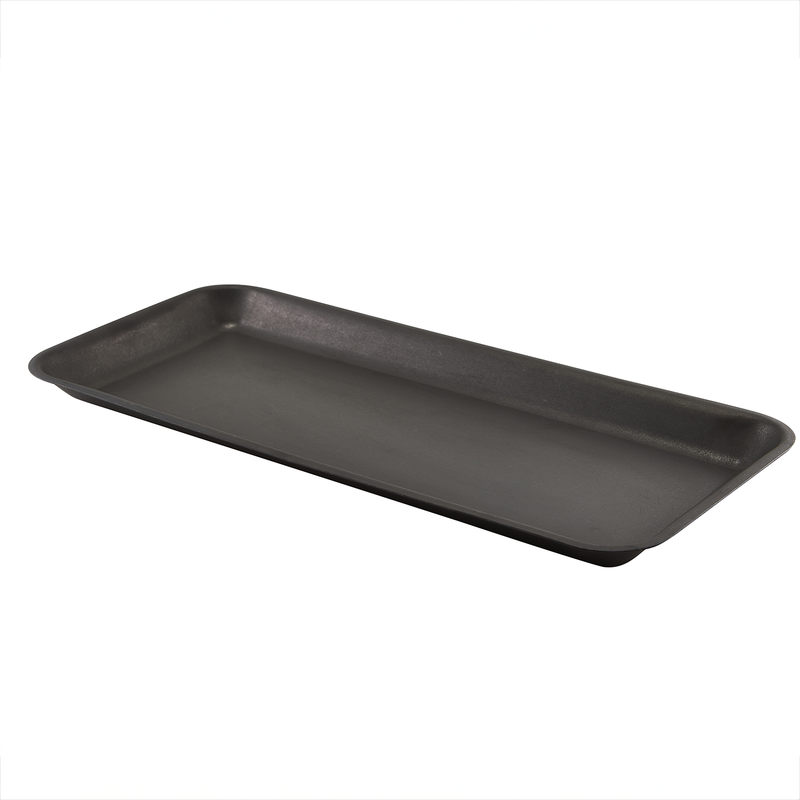 GenWare Black Vintage Steel Tray 36 x 16.5cm - Pack 1