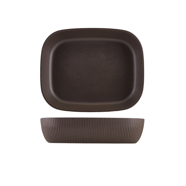GenWare Melamine Black Aria Deep Dish GN 1/2 - Pack 1