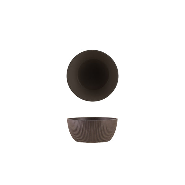 GenWare Melamine Black Aria Buffet Bowl 17 x 7.5cm - Pack 1