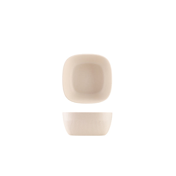 GenWare Melamine White Aria Square Buffet Bowl 18.5cm - Pack 1