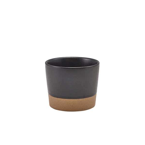GenWare Kava Black Stoneware Chip Cup 9 x 7.4cm - Pack 6