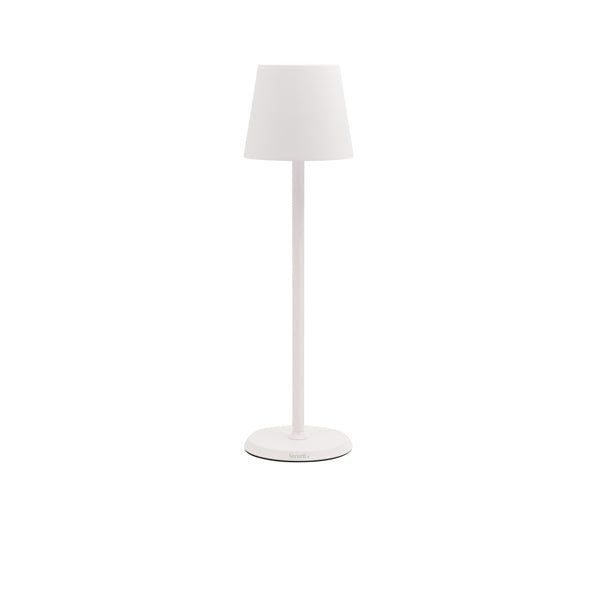 Feline LED Cordless Table Lamp White 38cm - Pack 1
