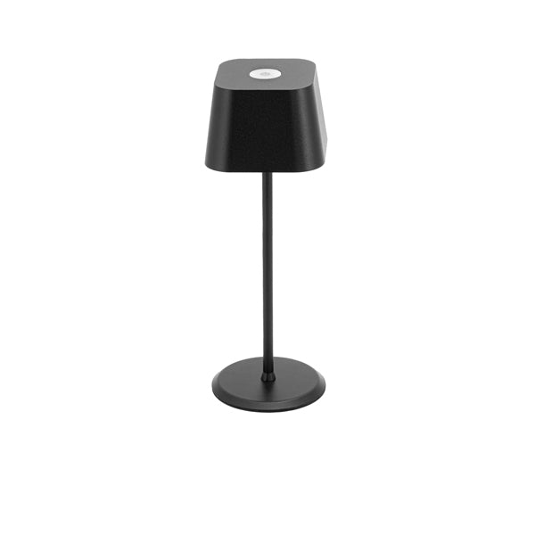 Malta LED Cordless Table Lamp Black 22cm - Pack 1