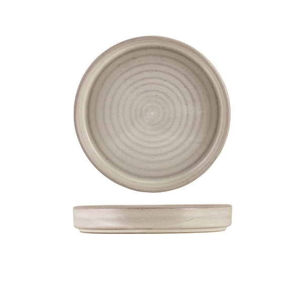 Antigo Porcelain Cinza Presentation Plate 18cm - Pack 6