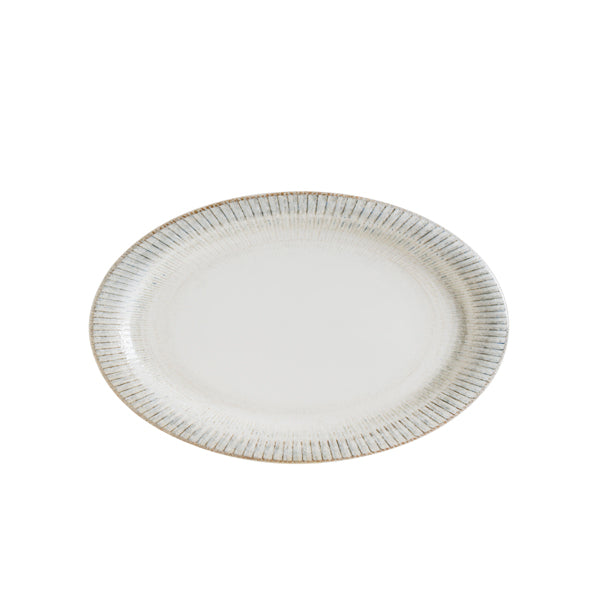 Galata Albus Oval Plate 32cm - Pack 6