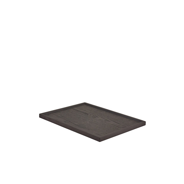 GenWare Black Wood Veneer Amenity Tray - Pack 1