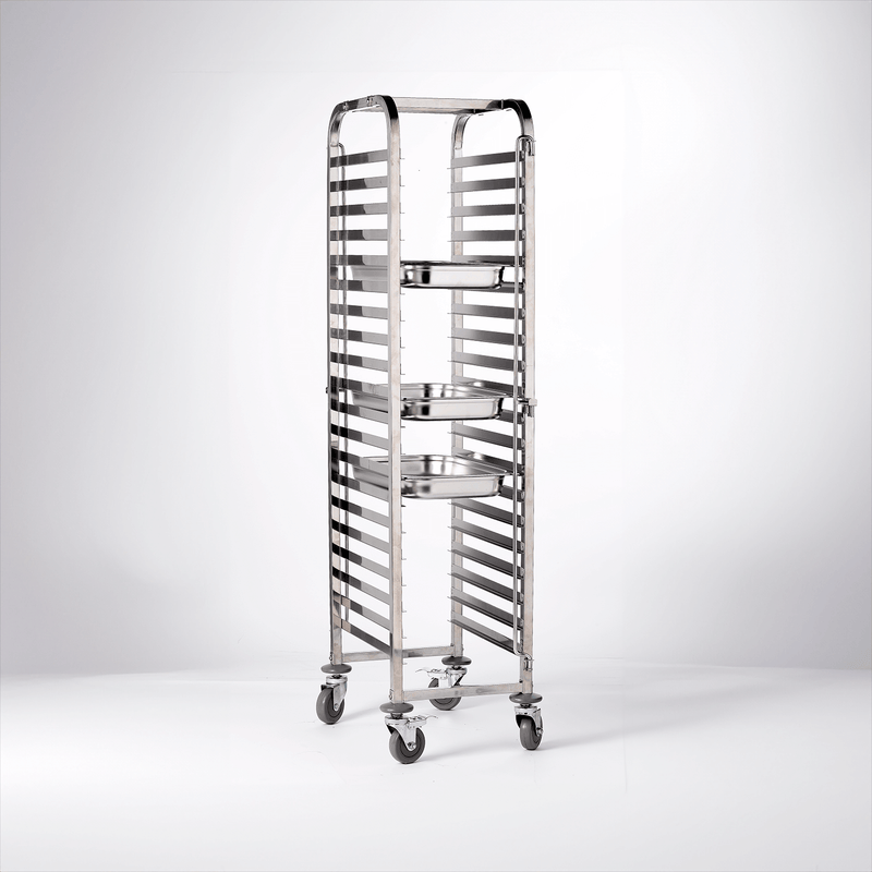 St/St. Gastronorm 1/1 Trolley 20 Shelves