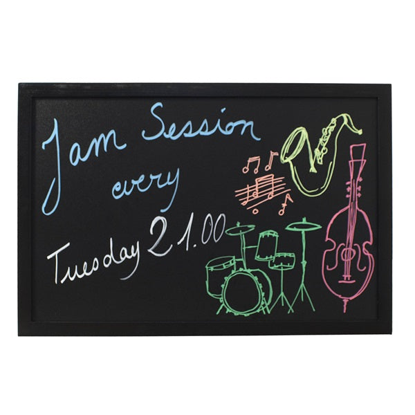 Wall Chalk Board 40 x 60cm Black