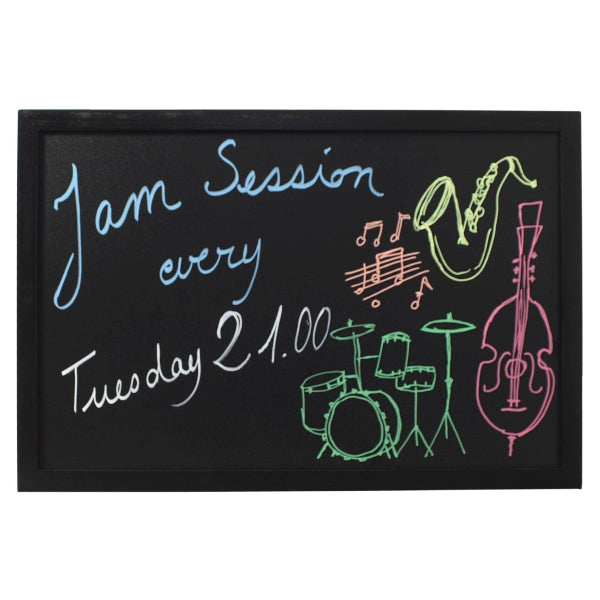Wall Chalk Board 60 x 80cm Black