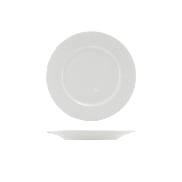 Incise Porcelain Lavara Winged Plate 20cm