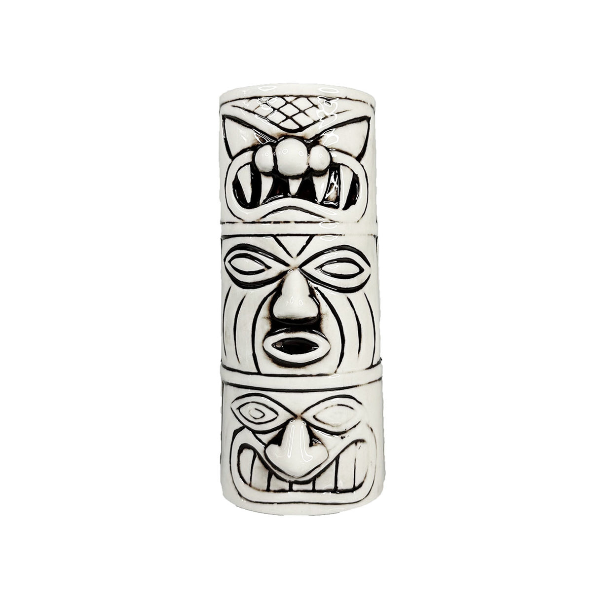 White Totem Tiki Mug 17oz
