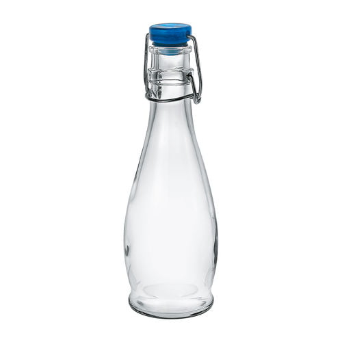 Indro Bottle 335 Blue Lid - Pack 6