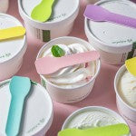 Tutti Frutti Paper Ice Cream Spoons 3.5" 1000Pk