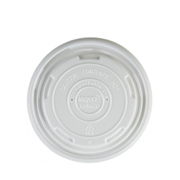 49005 Soup Container Lid Biodegradable 12-16oz 500pk