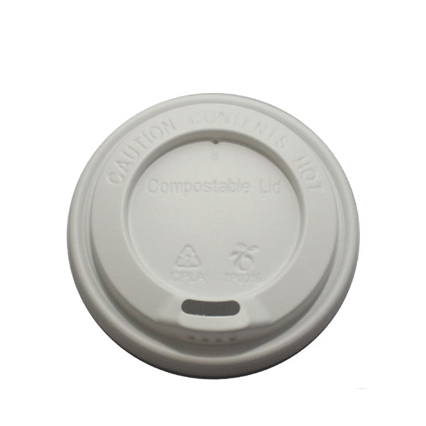 Compostable Sip Lids Fitting 8oz Cups 1000pk