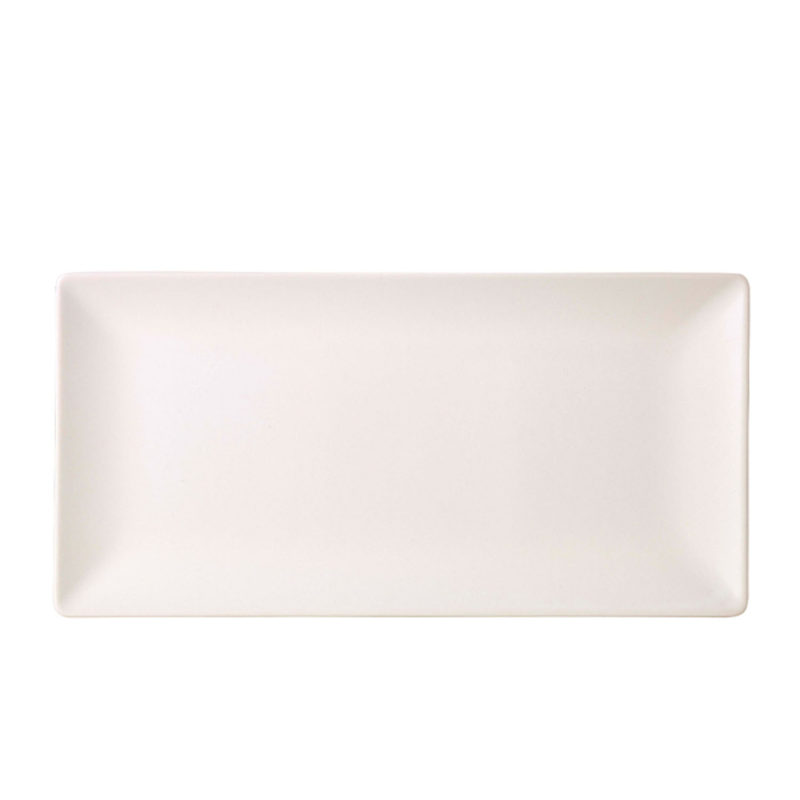 Luna Stoneware White Rectangular Plate 30 x 15cm/12 x 6