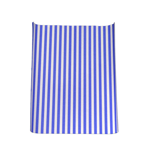 Greaseproof Burger Wrap Blue Stripe - 1000 Pack