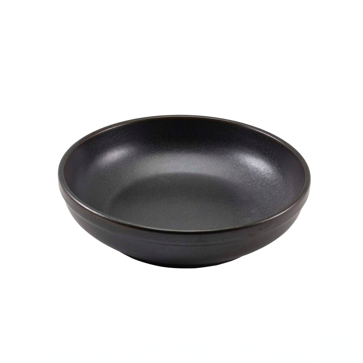 Terra Porcelain Black Coupe Bowl 23cm