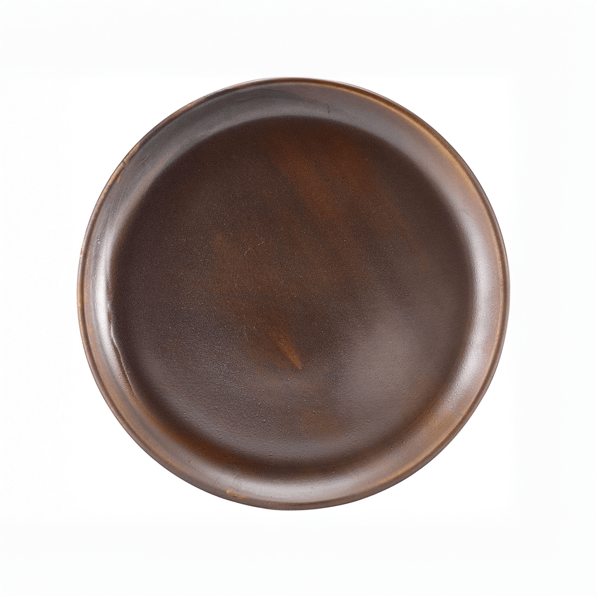 Terra Porcelain Rustic Copper Coupe Plate 30.5cm