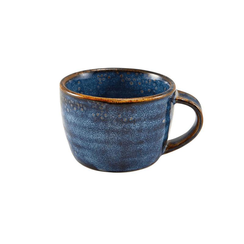 Terra Porcelain Aqua Blue Coffee Cup 22cl/7.75oz